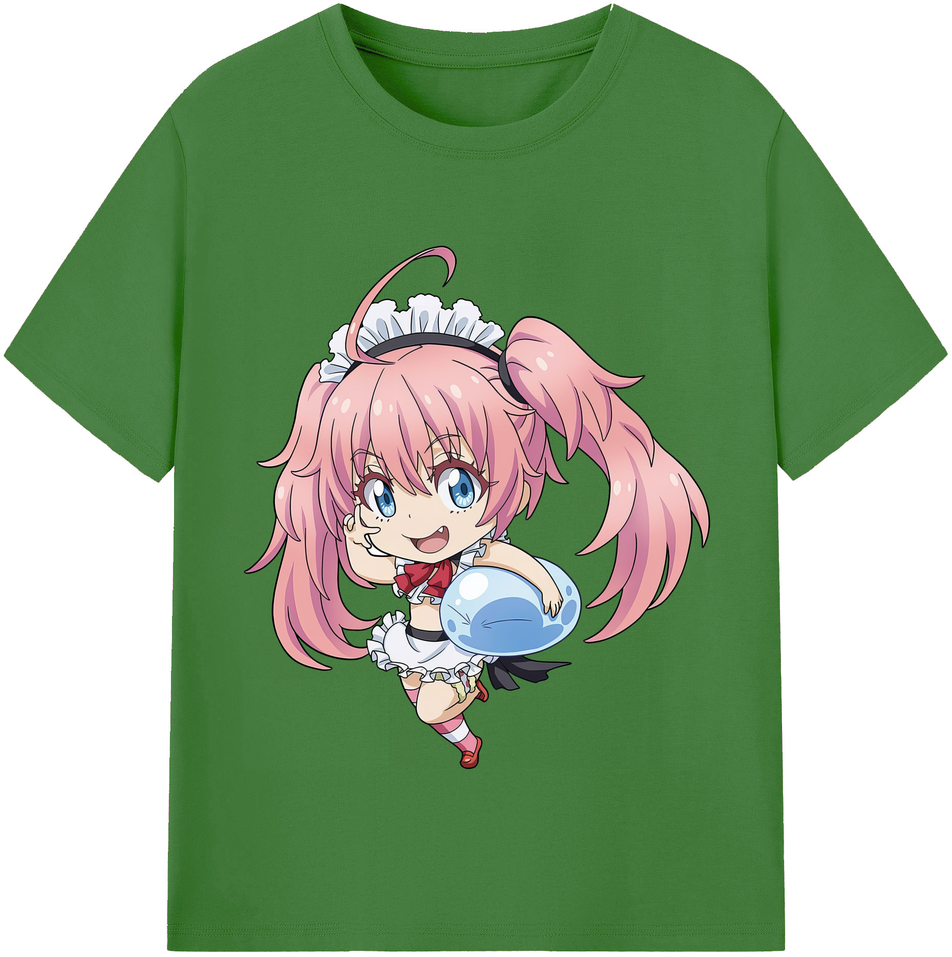 （画像用） 転スラ Regarding Reincarnated to Slime レディースカジュアルプリントTシャツ（綿100％）